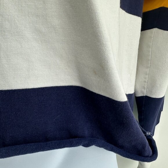 Heavy Weather By Outer Banks Shirt Men White Size L Striped Collared Full Sleeve - Picture 5 of 6